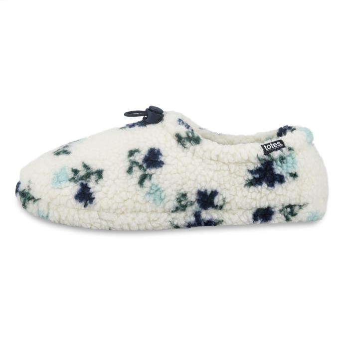 totes toasties® Ladies Full Back Slipper With Toggle Floral Extra Image 4